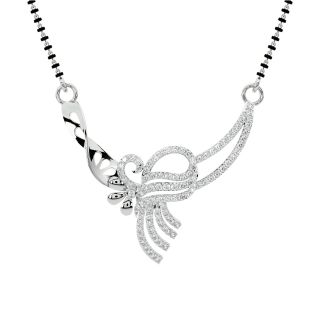 Tas Round Diamond Mangalsutra